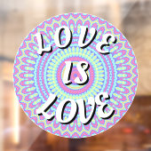 Love Is Love Pride 窓用ステッカー ウィンドウサイン (シート2)