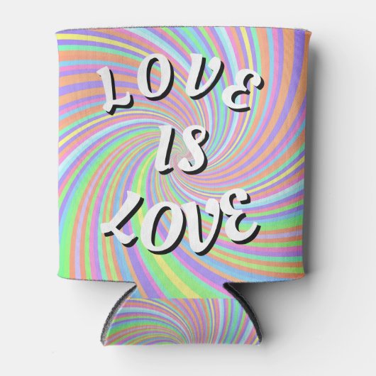 Love Is Love Pride 缶クーラー (正面)