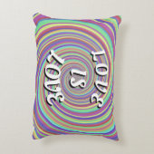 Love Is Love Pride Accent Pillow アクセントクッション (裏面(縦))