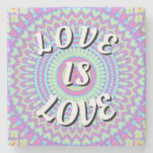 Love Is Love Pride Stone Coaster ストーンコースター (正面)