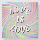 Love Is Love Pride Stone Coaster ストーンコースター (正面)