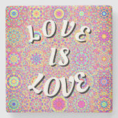 Love Is Love Pride Stone Coaster ストーンコースター (正面)