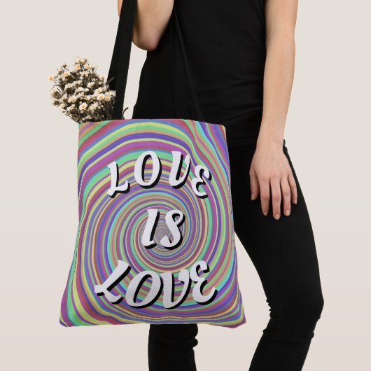 Love Is Love Pride Tote Bag トートバッグ (クローズアップ)