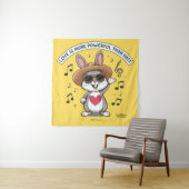 LOVE IS MORE POWERFUL THAN HATE BUNNY TAPESTRY タペストリー (インサイチュ)