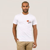 "Love Is My Favorite Adventure" Tシャツ - キューピッド (正面フル)