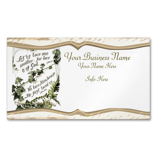 Love Is Of God マグネット名刺 (正面)