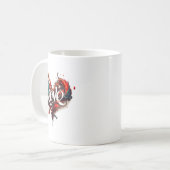 Love Is On Valentines Day  コーヒーマグカップ (正面左)