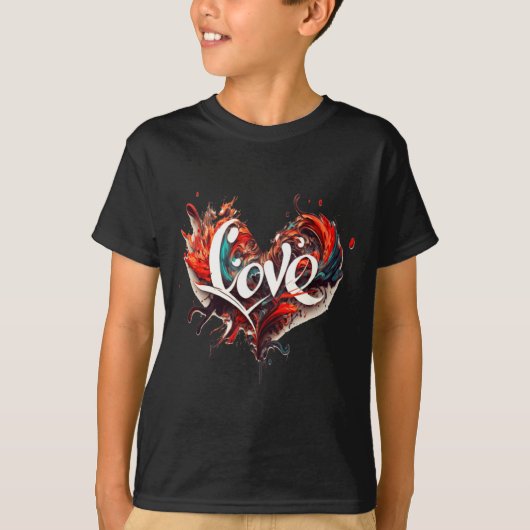 Love Is On Valentines Day  Tシャツ (正面)
