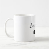 Love is...Ours Mug – Built Together, Belongs to Us コーヒーマグカップ (左)