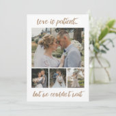 Love is Patent 6 Photo's Elopement 結婚Announce 案内状 (スタンド正面)