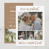 Love is Patent 6 Photo's Elopement 結婚Announce 案内状 (正面/裏面)