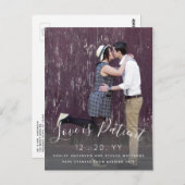 Love is Patent Script Photo 結婚's Expended ポストカード (正面/裏面)