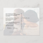 Love is Patent Script Photo 結婚's Expended 案内ポストカード (裏面)