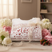 Love Is Patient 1 Corinthians 13 Christian Faith  スウェットシャツ