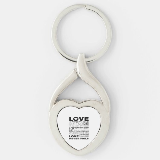 Love Is Patient And Kind Does Not Envy Boast Class キーホルダー (正面)