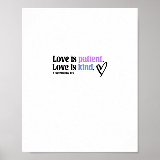 Love Is Patient And Kind Timeless Appeal  ポスター (正面)