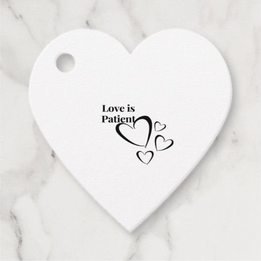 Love Is Patient Calm Aesthetic フェイバータグ (正面)
