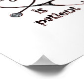 Love Is Patient Clean Layout  ポスター (角)