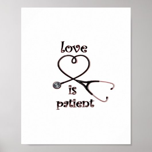 Love Is Patient Clean Layout  ポスター (正面)