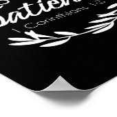 Love Is Patient Corinthians Scripture Minimal Desi ポスター (角)