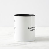 Love Is Patient Elegant Style  マグカップ (中央)
