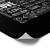 Love Is Patient Kind Love Never Fails Valentine De ポスター (角)