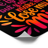 Love Is Patient Love Is Kind But Y'all Gonna Make  ポスター (角)