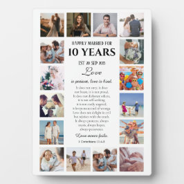 Love Is Patient Milestone Anniversary写真 フォトプラーク