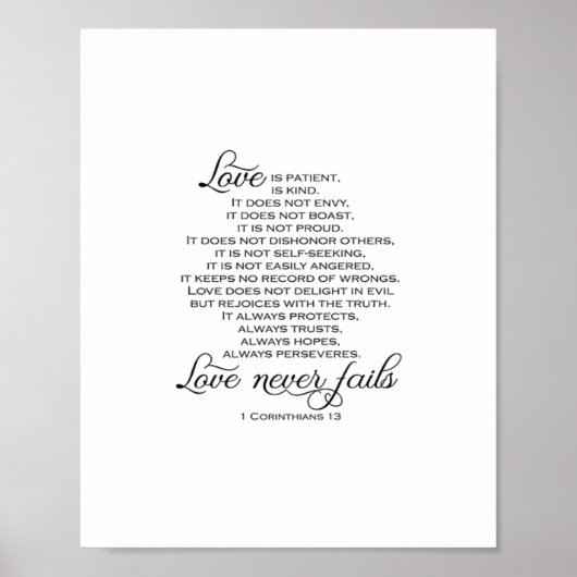 Love Is Patient Proposal Love Never Fails Heartfel ポスター (正面)