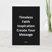 Love Is Patient Timeless Inspirational Style  カード (裏面)