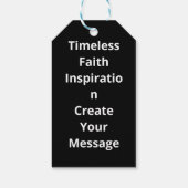 Love Is Patient Timeless Inspirational Style  ギフトタグ (裏面)