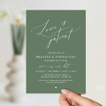 “Love Is Patient” Wedding Change the date announce 招待状<br><div class="desc">Share your updated wedding plans with grace using this elegant wedding postponement announcement card. Featuring the heartfelt phrase “Love Is Patient” in flowing calligraphy paired with refined minimalist typography, this design offers a beautiful and thoughtful way to inform guests of your new celebration date. Perfect for couples who appreciate timeless,...</div>
