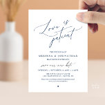 “Love Is Patient” Wedding Postpone Announcement 招待状<br><div class="desc">Share your updated wedding plans with grace using this elegant wedding postponement announcement card. Featuring the heartfelt phrase “Love Is Patient” in flowing calligraphy paired with refined minimalist typography, this design offers a beautiful and thoughtful way to inform guests of your new celebration date. Perfect for couples who appreciate timeless,...</div>