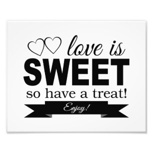 Love Is Sweetのサイン結婚フォトプリント フォトプリント