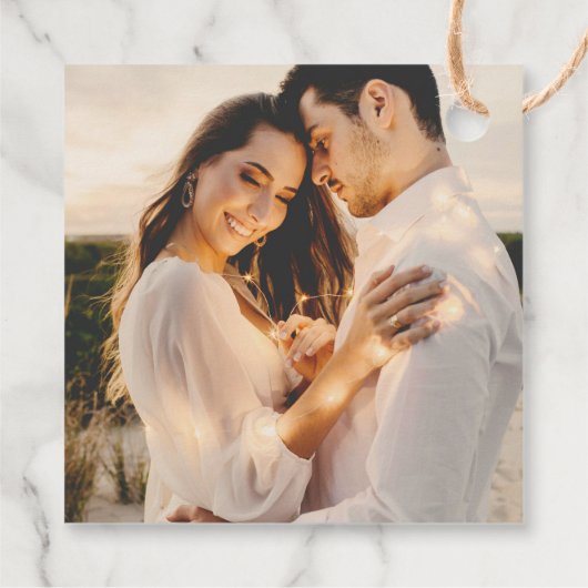 Love is Sweetバラ金ゴールドハートスクリプト結婚の フェイバータグ (裏面)