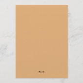 Love is sweet donut with hearts Bridal Shower 招待状 (裏面)