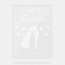 Love is Sweet Personalized Wedding