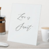 Love Is Sweet Wedding Sign | Dessert Table Sign | 台座サイン (インサイチュ)