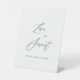 Love Is Sweet Wedding Sign | Dessert Table Top 台座サイン