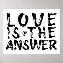 Love is the Answer - Love引用文感動的 Art