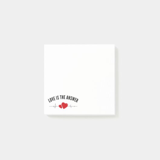 Love Is the Answer Minimal ポストイット (正面)