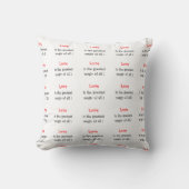 Love is the Greatest Magic of All Throw Pillow クッション (正面)