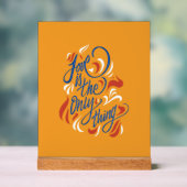 Love is the only thing アクリルサイン (ニュートラル)