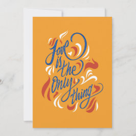 Love is the only thing - サンキューカード