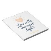 Love Is the Warmest Light Notepad ノートパッド (アングル)