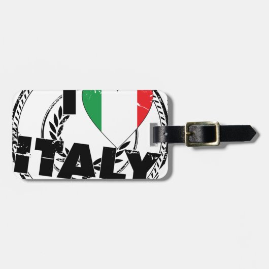 LOVE ITALY ラゲッジタグ (正面横)
