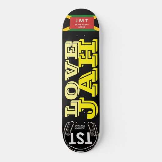 LOVE JAH スケートボード (正面)