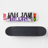 LOVE JAH JAH CHILDREN スケートボード (横)