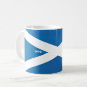love / jail Scotish Gaelic (Gaidhlig)翻訳 コーヒーマグカップ (正面左)
