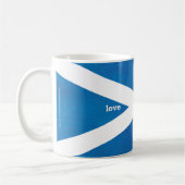 love / jail Scotish Gaelic (Gaidhlig)翻訳 コーヒーマグカップ (左)